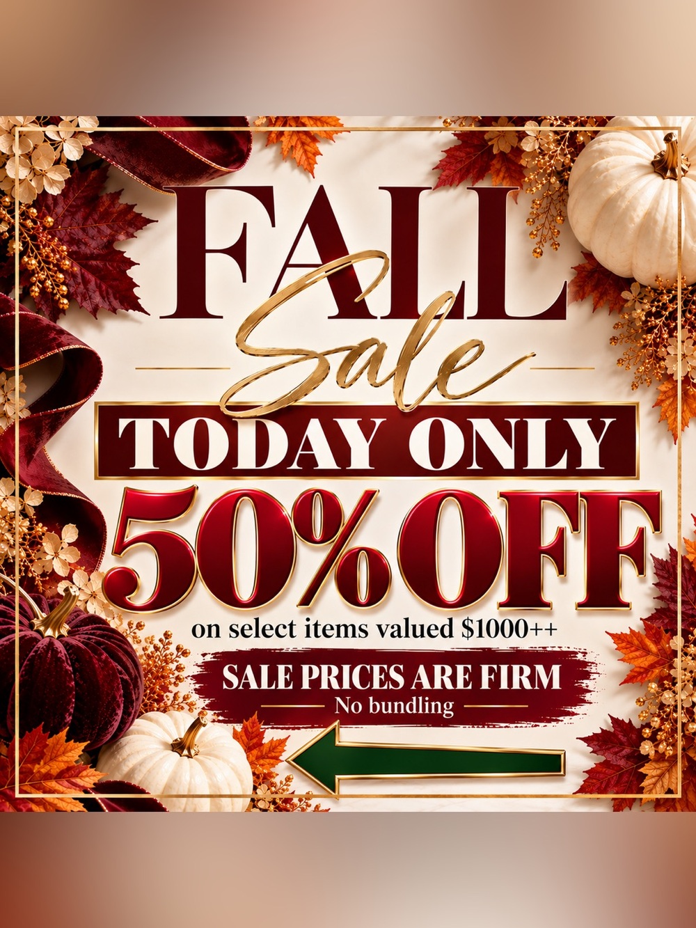 💥🍁50% OFF TODAY ONLY💥🍁